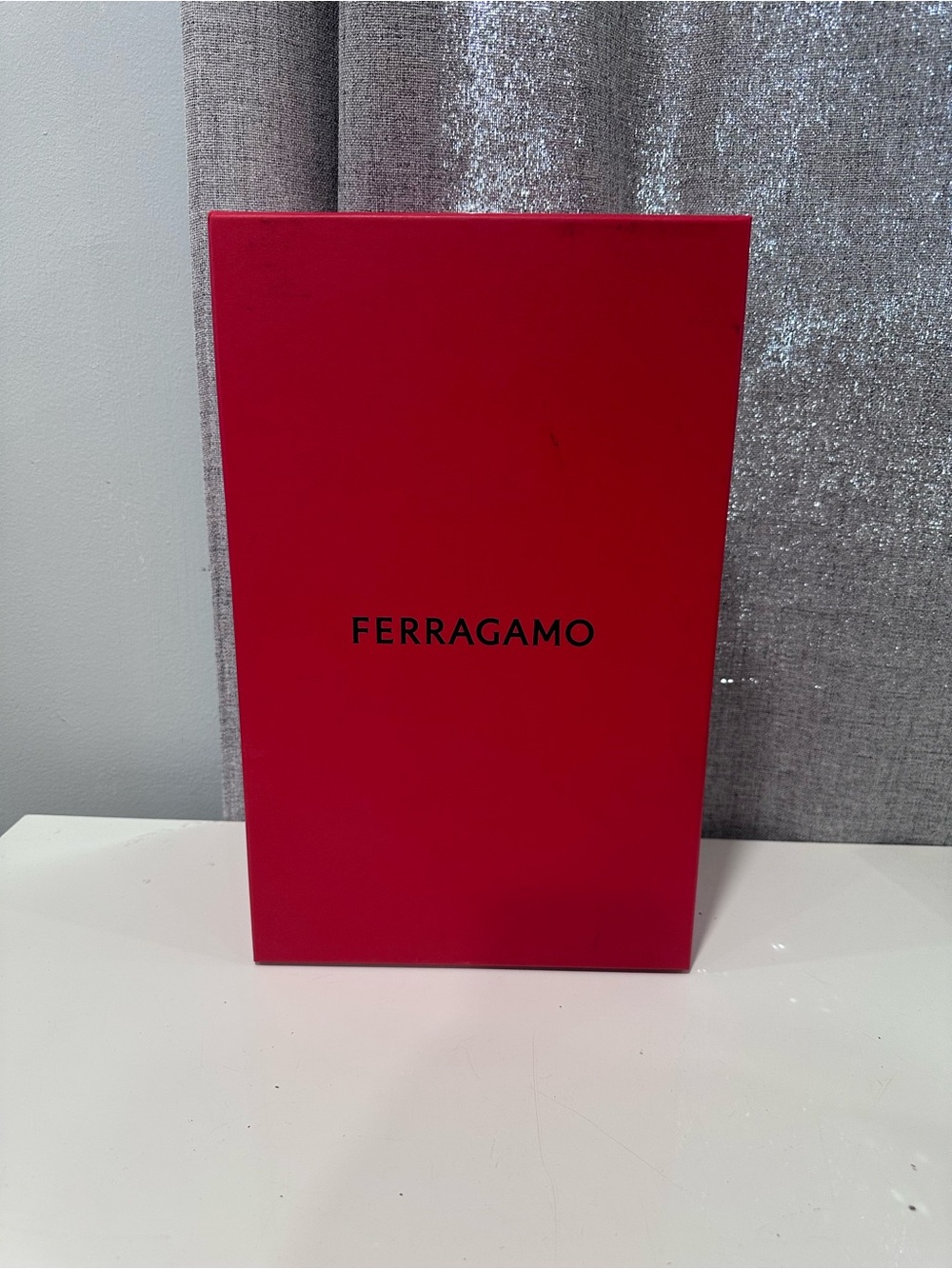 Authentic empty Ferragamo shoes Red  Box